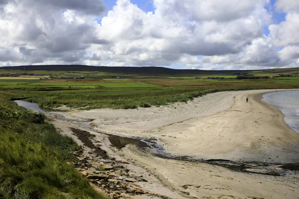 Broch Gurness Orkney Scozia Regno Unito Agosto 2018 Una Spiaggia — Foto Stock