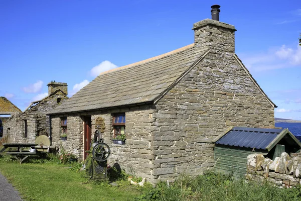 Orkney Schottland Großbritannien August 2018 Ein Typisches Haus Auf Den — Stockfoto