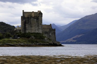 Dornie - (Scotland), UK - August 12, 2018: Eilean Donan Castle, Dornie, Scotland, Highlands, United Kingdom