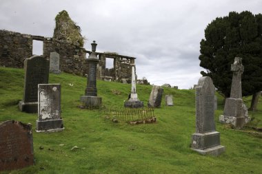 Cill Chriosd - Skye Adası (İskoçya), Uk - 13 Ağustos 2018: Cill Chriosd / Kilchrist Kilisesi Skye Adası, İç Hebrides, İskoçya, Birleşik Krallık