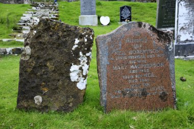 Cill Chriosd - Skye Adası (İskoçya), Uk - 13 Ağustos 2018: Cill Chriosd / Kilchrist Kilisesi Skye Adası, İç Hebrides, İskoçya, Birleşik Krallık