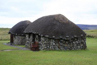 Skye Adası (İskoçya), Uk - 14 Ağustos 2018: Skye Ada Hayatı Müzesi, Skye Adası, İç Hebrides, İskoçya, Birleşik Krallık