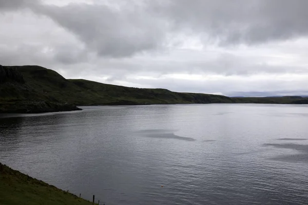 Portree Skye Island Skottland Storbritannien Augusti 2018 Landskapet Nära Kilt — Stockfoto