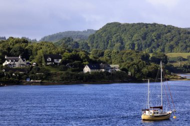 Loch Nell (Scotland), UK - August 15, 2018: Loch Nell, Scotland, United Kingdom