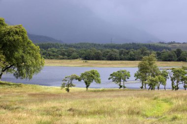Loch Awel (İskoçya), Uk - 15 Ağustos 2018: Loch Awe, İskoçya, Birleşik Krallık