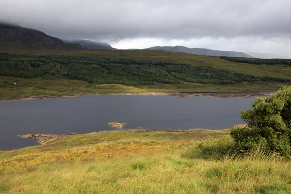 Skye Island Szkocja Sierpnia 2018 Typowy Krajobraz Szkocji Wyspa Skye — Zdjęcie stockowe