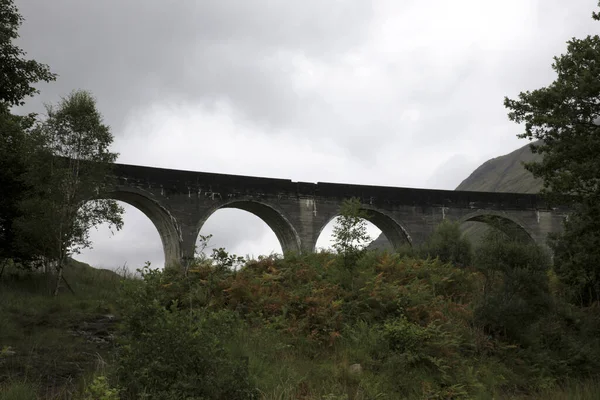 Glenfinnan Skye Island Scotland Augusztus 2018 Glenfinnan Viaduct Scotland Egyesült — Stock Fotó