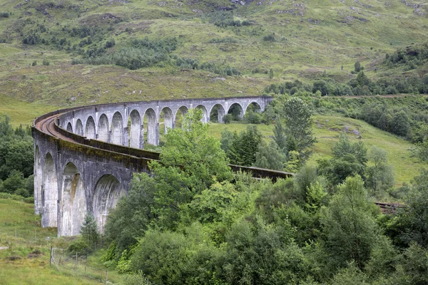 Glenfinnan Skye Island Escócia Reino Unido Agosto 2018 Glenfinnan Viaduct — Fotografia de Stock