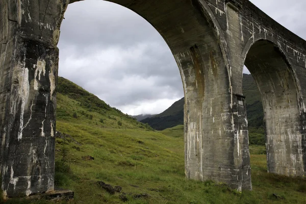 Glenfinnan Skye Island Escócia Reino Unido Agosto 2018 Glenfinnan Viaduct — Fotografia de Stock