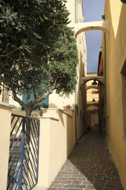 Varigotti (Sv), İtalya - 30 Aralık 2017: Varigotti köyü, İtalyan Riviera, Savona, Liguria, İtalya