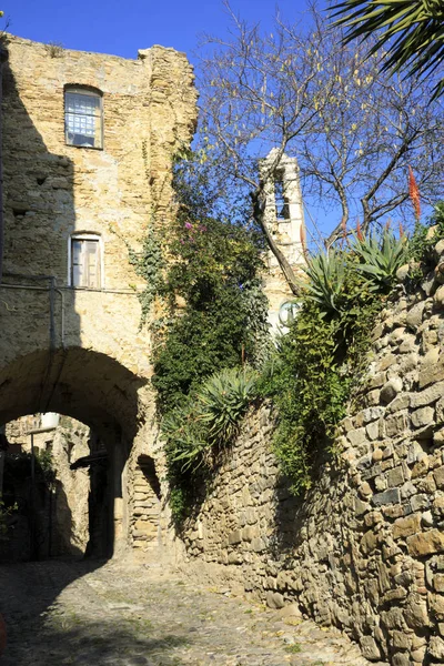 Bussana Vecchia Italië December 2017 Een Typisch Huis Pad Bussana — Stockfoto