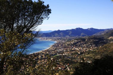 Crosa (Sv), İtalya - 30 Aralık 2017: Crosa köyü, Savona, Liguria, İtalya