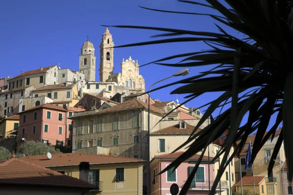 Cervo Italy December 2017 Cervo Village Italian Riviera Imperia Liguria — Stockfoto