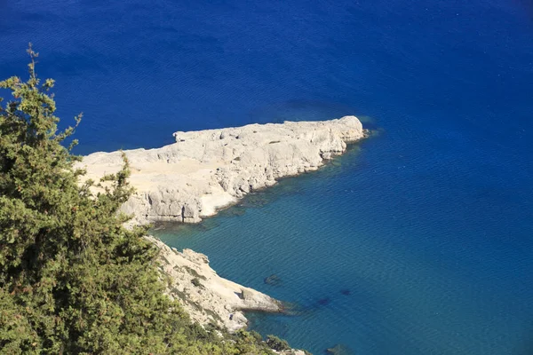 Tsampika Rhodos Grekland Juni 2014 Klipp Nära Stranden Tsampika Östkusten — Stockfoto
