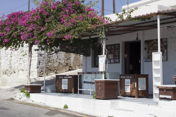 Rodes Grécia Junho 2014 Bar Tradicional Rodes Ilhas Dodecanesas Grécia — Fotografia de Stock