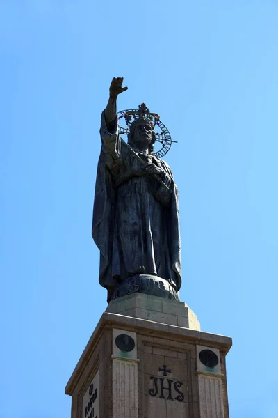 Felanitx Majorca Spain August 2016 Statue Santuari Sant Salvador Monastery — Stock Photo, Image