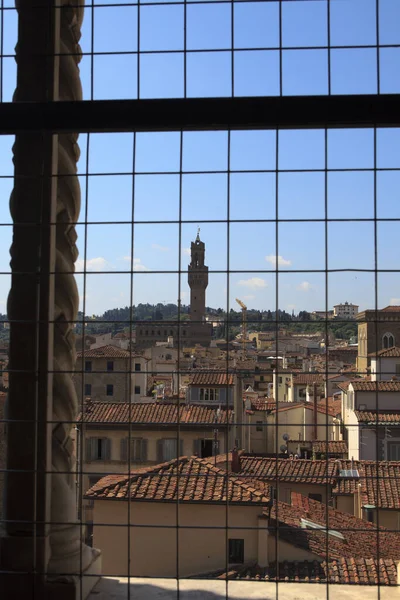 Firenze Aprile 2017 Veduta Del Centro Firenze Una Finestra Firenze — Foto Stock