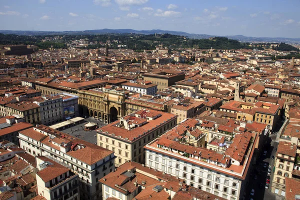 Firenze Aprile 2017 Veduta Aerea Del Centro Firenze Firenze Toscana — Foto Stock