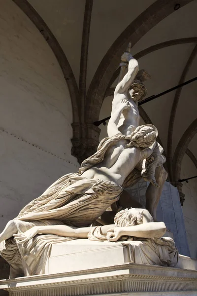 Феррари Италия Апреля 2017 Изнасилование Статуи Поликсена Флоренция Феррари Тоскана — стоковое фото