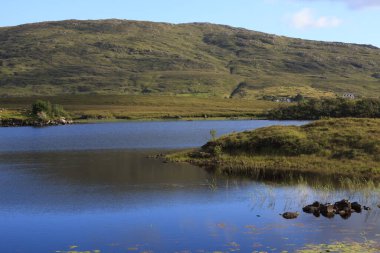 Connemara (İrlanda), - 20 Temmuz 2016: Connemara manzara, Co. Galway, İrlanda