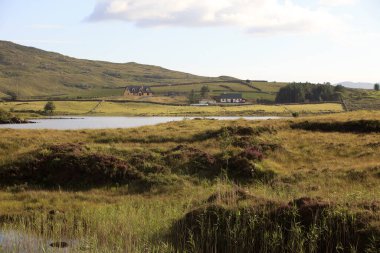 Connemara (İrlanda), - 20 Temmuz 2016: Connemara manzara, Co. Galway, İrlanda