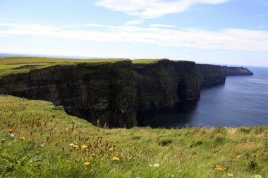 Burren (İrlanda), - 20 Temmuz 2016: Cliffs of Moher, Burren region, Co. Clare, İrlanda