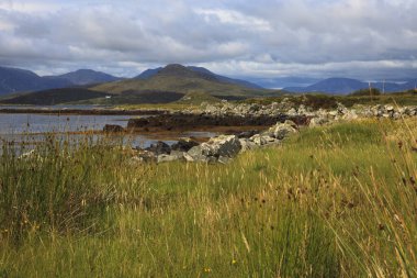 Connemara (İrlanda), - 20 Temmuz 2016: Connemara manzara, Co. Galway, İrlanda