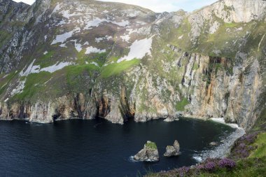 Donegal (İrlanda), - 25 Temmuz 2016: Slieve League cliffs, Co. Donegal, İrlanda.