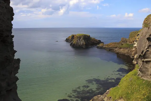 Ballintoy Ireland July 2016 Coastal Scenery Carrick Rede Causeway Coast — Stock Photo, Image