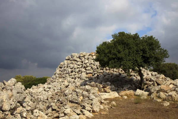 Torre Galms Menorca España Junio 2016 Torre Galmes Prehistoric Site — Foto de Stock