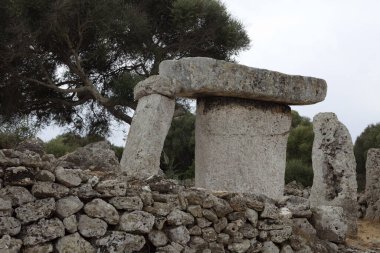 Talati de Dalt sitesi, Menorca / İspanya - 23 Haziran 2016: Talati de Dalt, Menorca, Balearic Adaları, İspanya