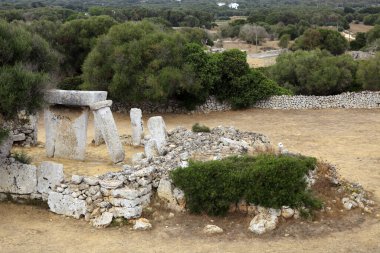 Talati de Dalt sitesi, Menorca / İspanya - 23 Haziran 2016: Talati de Dalt, Menorca, Balearic Adaları, İspanya