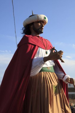 Sant Climent, Menorca - İspanya - 23 Haziran 2016: Sant Climent, Mao, Menorca, Balear Adaları, İspanya 'da düzenlenen geleneksel Jaleo festivali