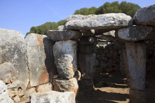 Torre Galms Menorca España Junio 2016 Zona Prehistórica Ruinas Torre — Foto de Stock