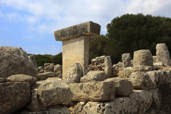 Sitio Salort Menorca España Junio 2016 Taula Torralba Salort Sitio — Foto de Stock