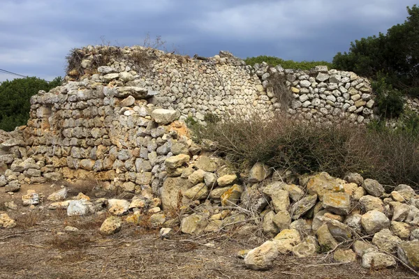 Sitio Salort Menorca España Junio 2016 Sitio Prehistórico Ruinas Taula — Foto de Stock