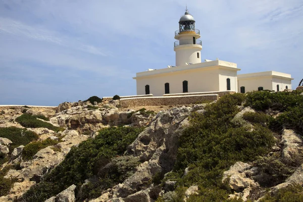 Cape Cavalleria Menorca Spanyolország 2016 Június Világítótorony Cape Cavalleria Menorca — Stock Fotó