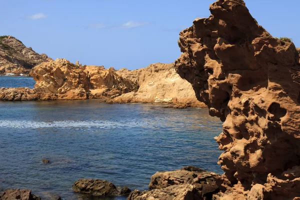 Cala Pregonda Menorca Spanien Juni 2016 Cala Pregonda Biosfärområde Utsikt — Stockfoto