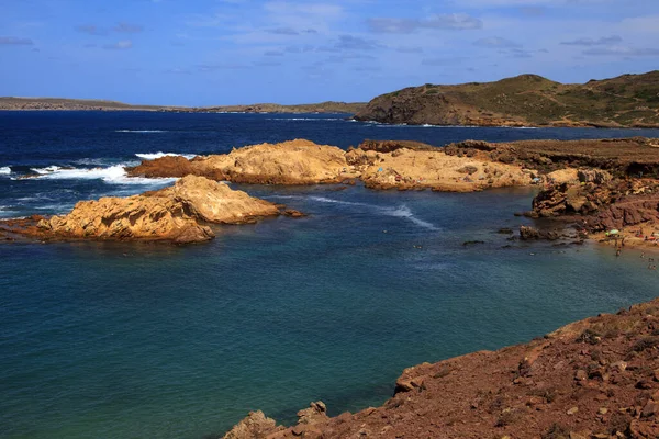 Cala Pregonda Menorca Spanien Juni 2016 Cala Pregonda Biosfärområde Utsikt — Stockfoto