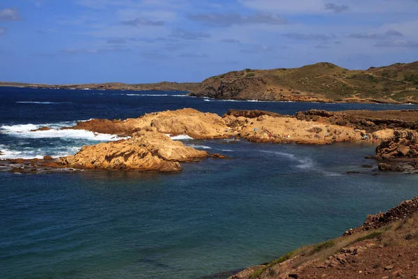 Cala Pregonda Menorca Spanien Juni 2016 Cala Pregonda Biosfärområde Utsikt — Stockfoto