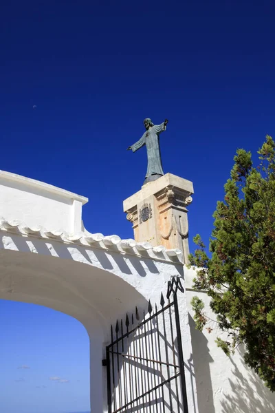 Toro Menorca Spain Червня 2016 Художня Статуя Вершині Гори Торо — стокове фото