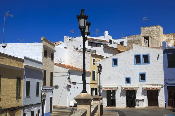 Ciutadela Menorca Espanha Junho 2016 Vista Das Casas Ciutadela Menorca — Fotografia de Stock