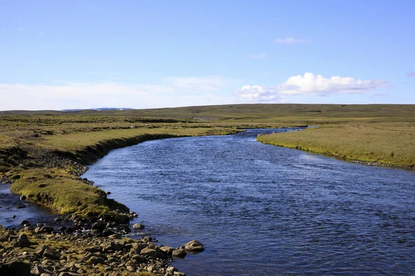 Kjolur Iceland August 2017 Landscape River Kjolur Highland Road Iceland — 스톡 사진