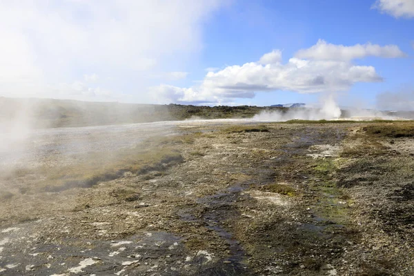Hveravellir Izland 2017 Augusztus Landscape Hveravellir Geothermal Kén Area Izland — Stock Fotó
