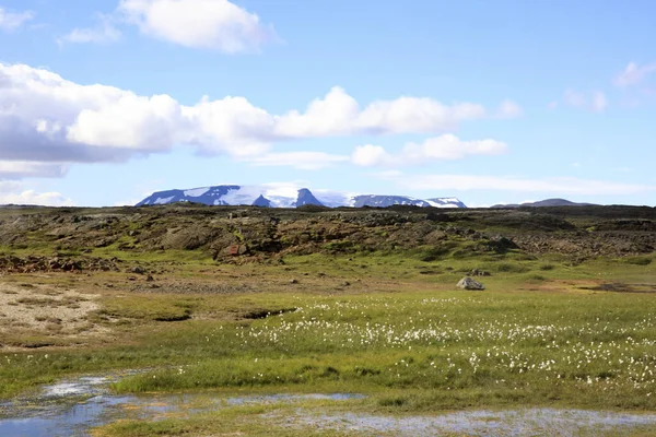 Hveravellir Island August 2017 Landschaft Bei Hveravellir Einem Geothermischen Und — Stockfoto