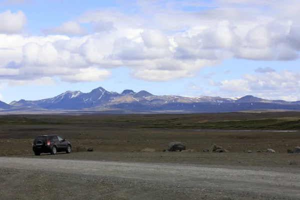 Kjolur Islandia Agosto 2017 Paisaje Largo Del Kjolur Highland Road — Foto de Stock