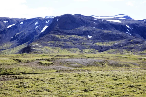 Kjolur Islandia Agosto 2017 Paisaje Largo Del Kjolur Highland Road — Foto de Stock