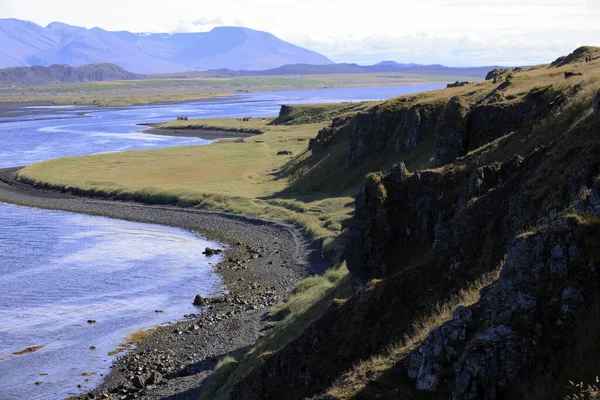 Vatnsnes Islande Août 2017 Rocher Hvitserkur Dans Péninsule Vatnsnes Islande — Photo