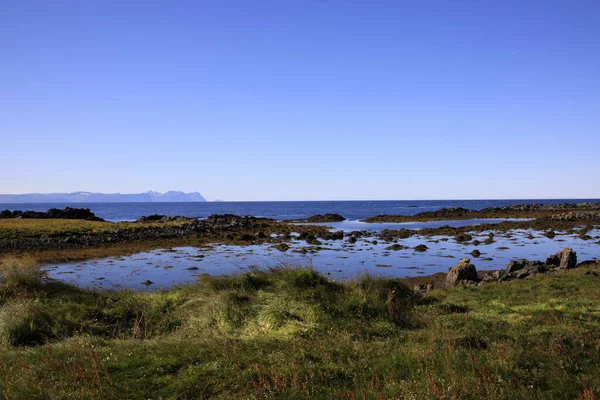 Vatnsnes Island Augusti 2017 Kusten Och Havet Halvön Vatnsnes Island — Stockfoto