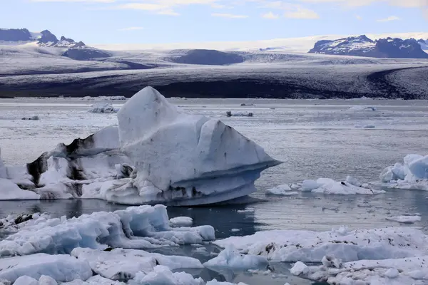 Jokulsarlon Islande Août 2017 Formation Glace Icebergs Dans Lagune Des — Photo